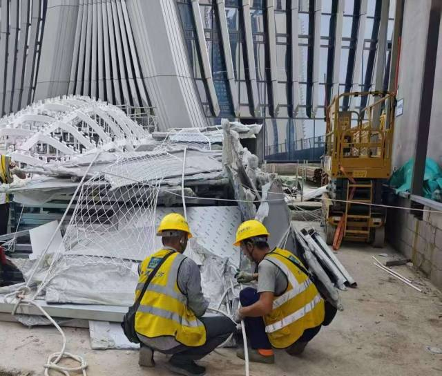 查塔吊、固材料，全省多个在建项目出招防御台风“红霞”
